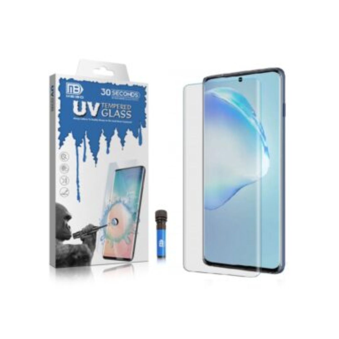 Uv tempered glass